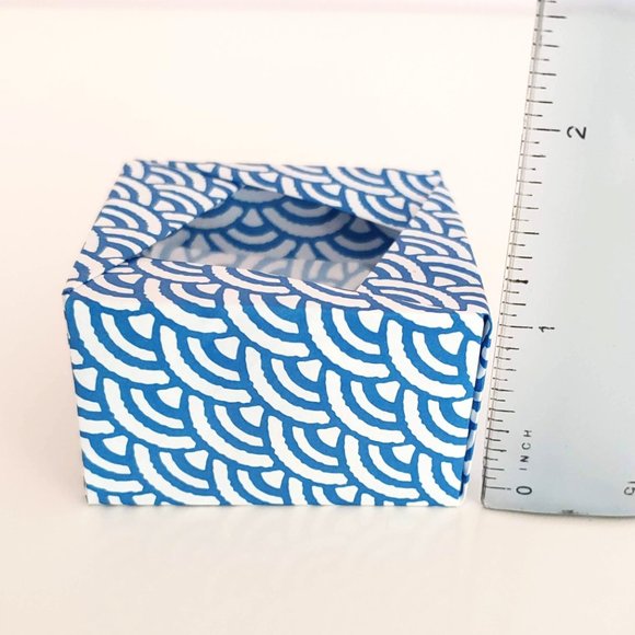 8 Pack Small Origami Boxes w/ Window | Gift Wrapping Ideas | Party Favors - Picture 6 of 7